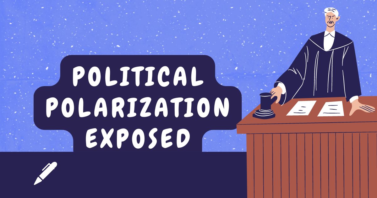 Political polarization